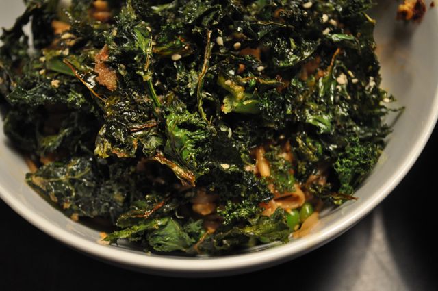 krunchy kale topping