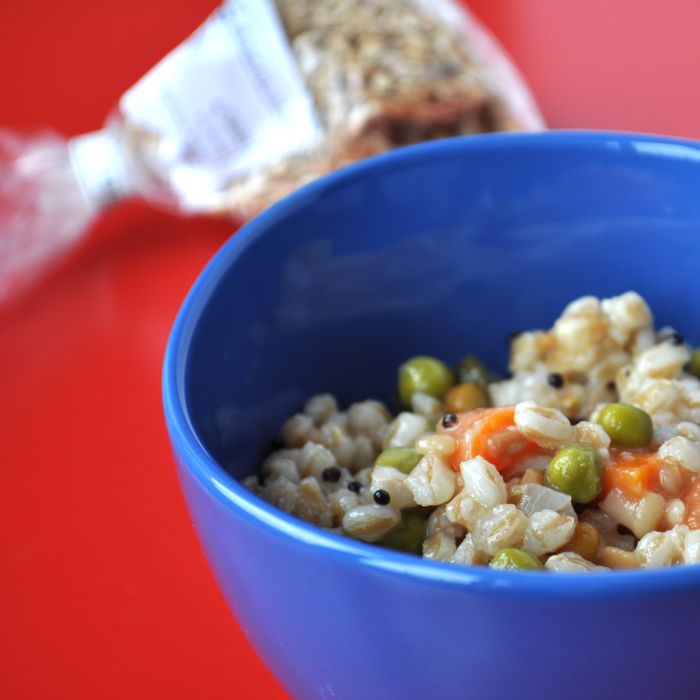 South Indian Style Farro with Carrots and Peas — hungry desi